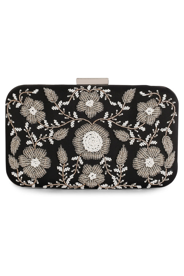 Black ornate clutch
