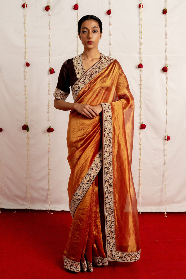 Gulnar Saree, Stitched Blouse