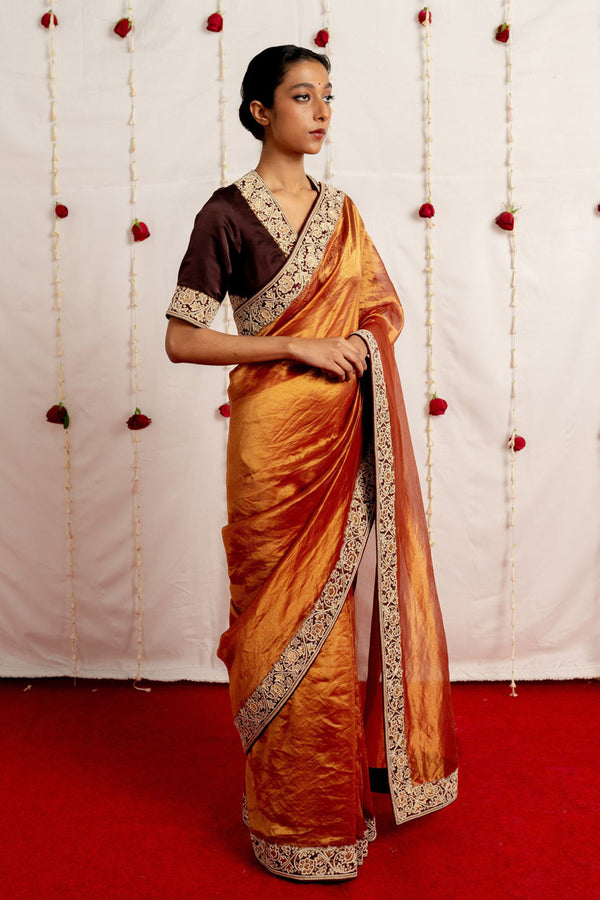 Gulnar Saree, Stitched Blouse