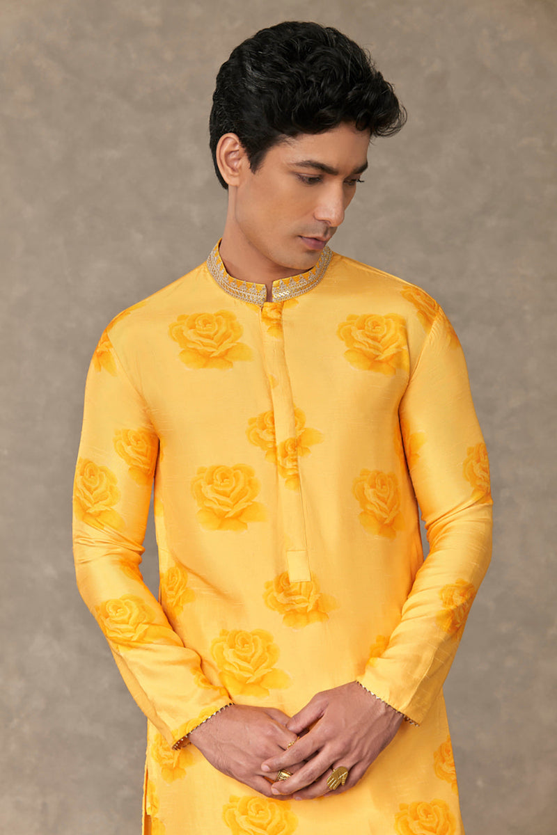 Yellow Gulaab Kurta Sets