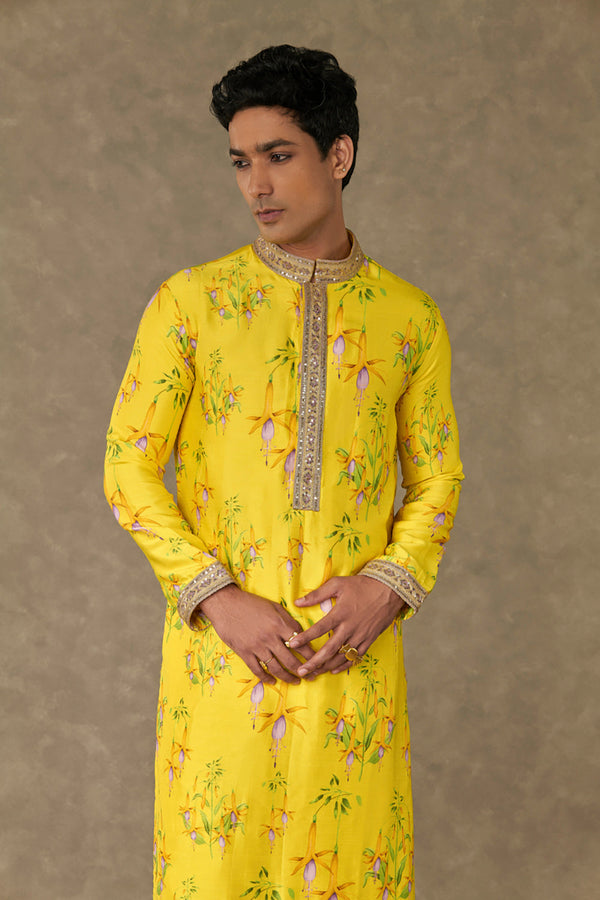 Lemon Yellow Juhi Kurta Sets