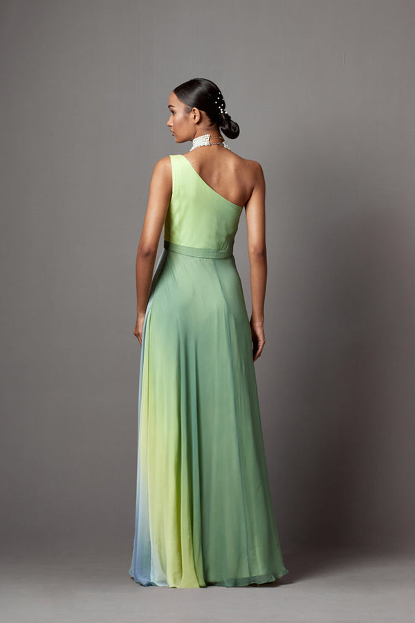 Dusk One Shoulder Gown