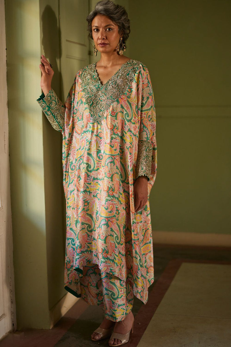 Reva Cuff Kaftan Set