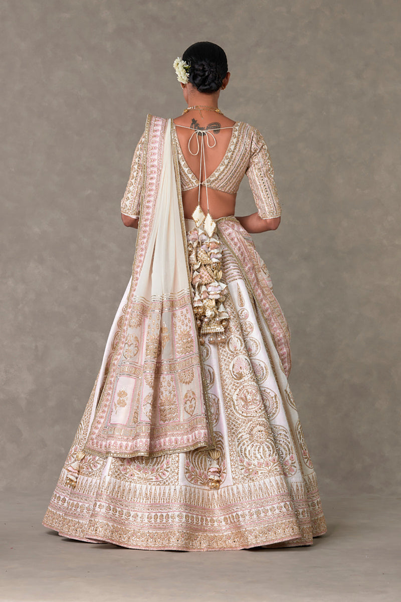 Ivory Bagh-E-Bahar Lehenga