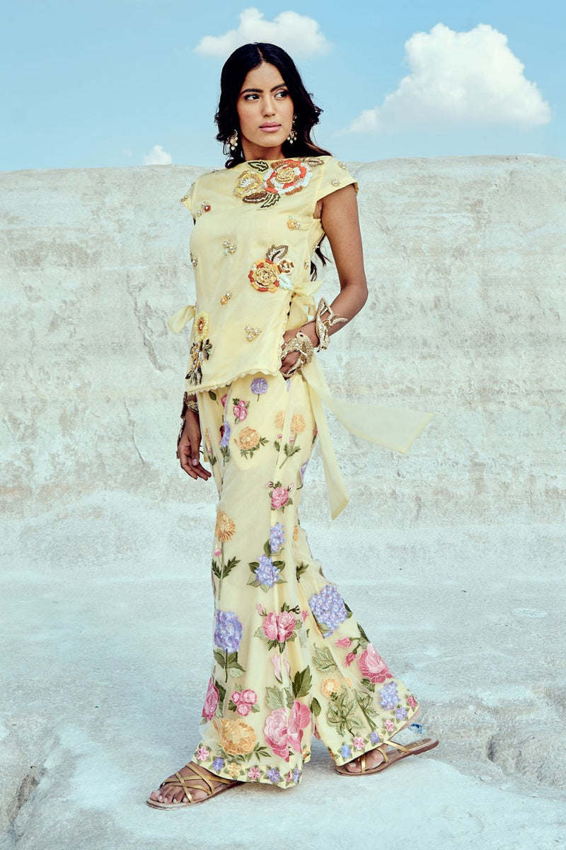 Embroidered Pant