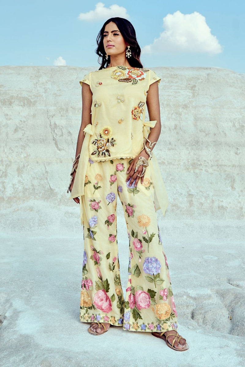 Embroidered Pant