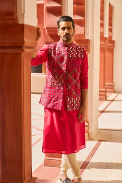 Embroidered Bundi Set