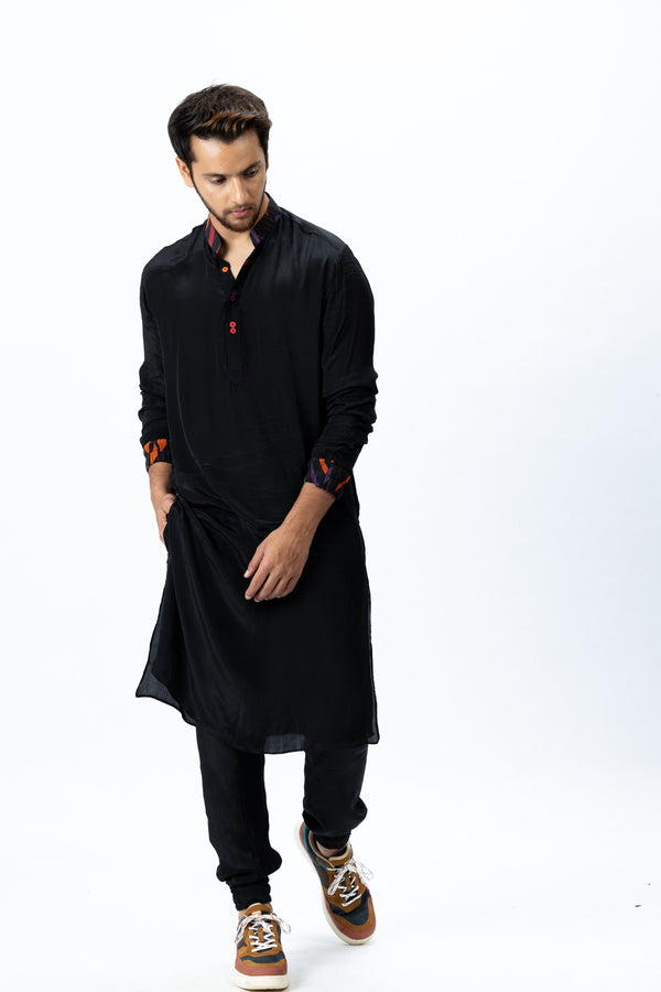 Black Kurta and Pants