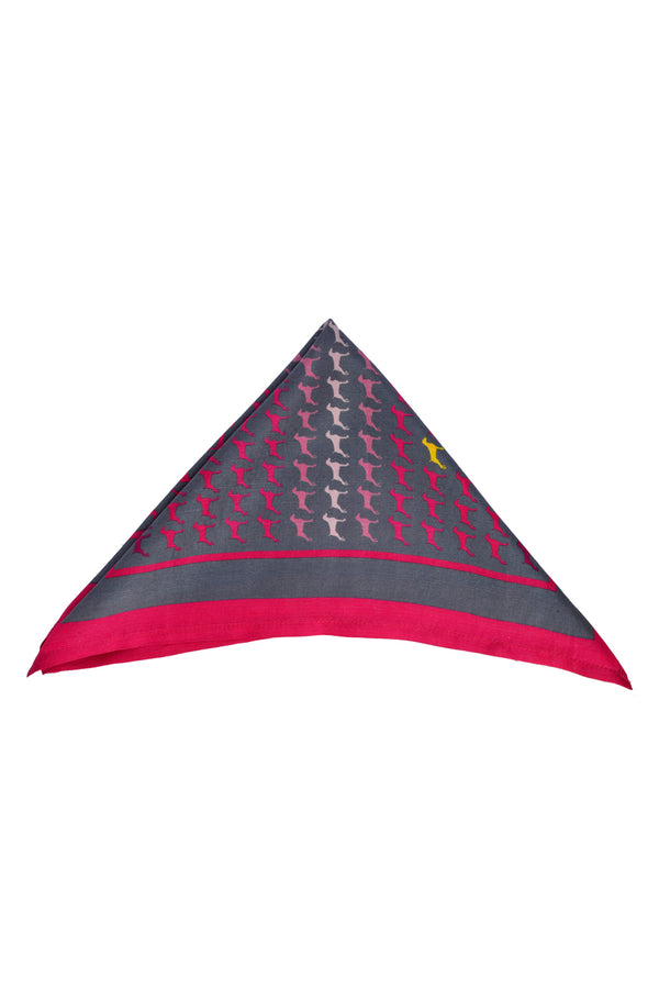 Pink Dog Pocket Square