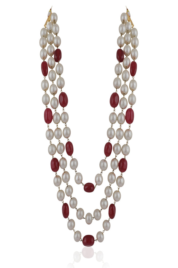 Red & White Maala