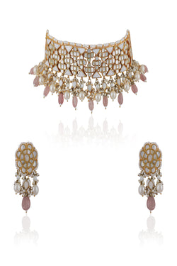 Light Pink  Necklace Set