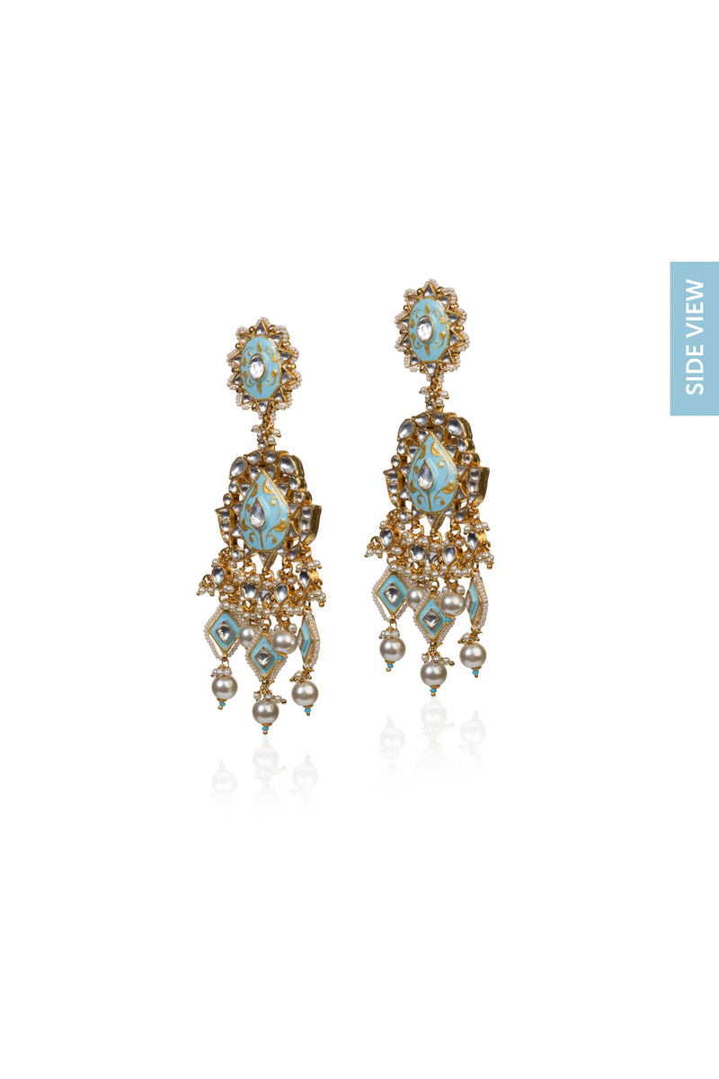 Firozi Earrings