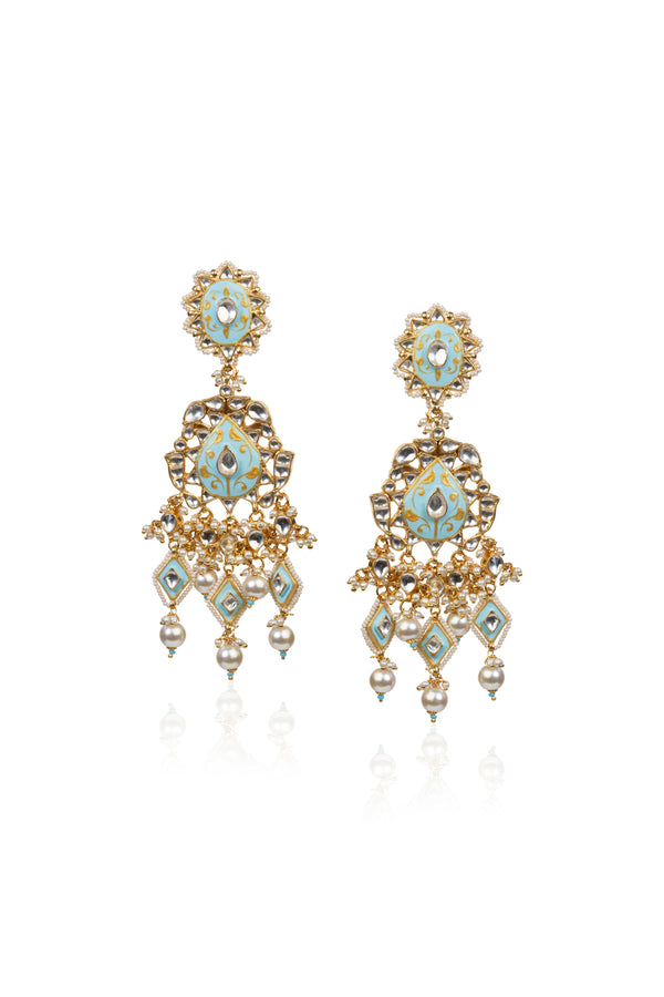 Firozi Earrings