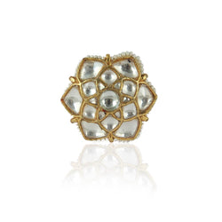 WHITE FLOWER RING