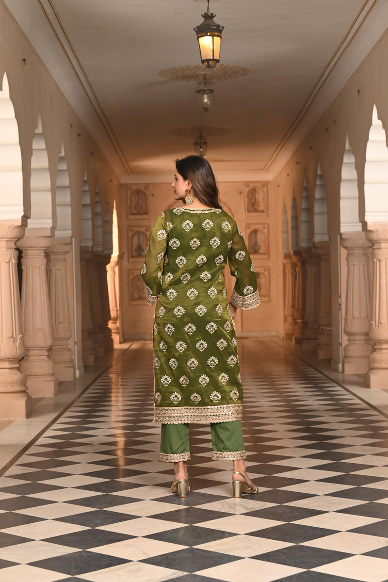 Kasuri Kurta With Kasuri Pants