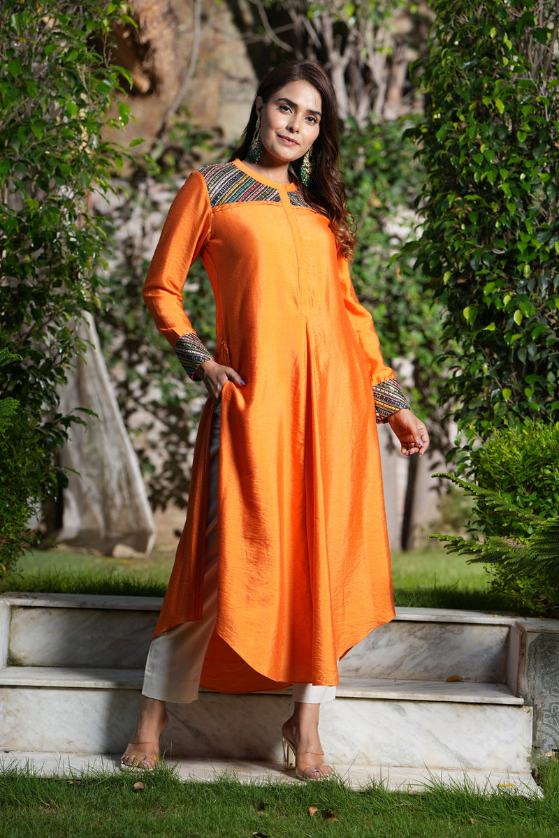 Tangelo A-Line Kurta Set