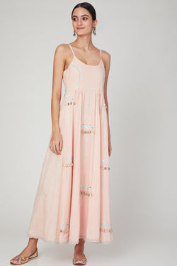 Pink sunset kalidar dress