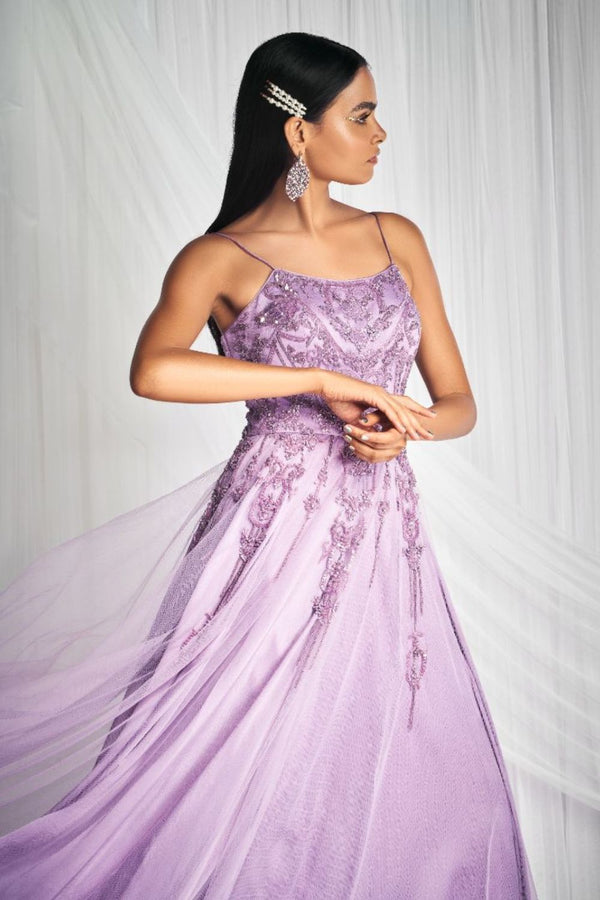 Amethyst Baroque Gown