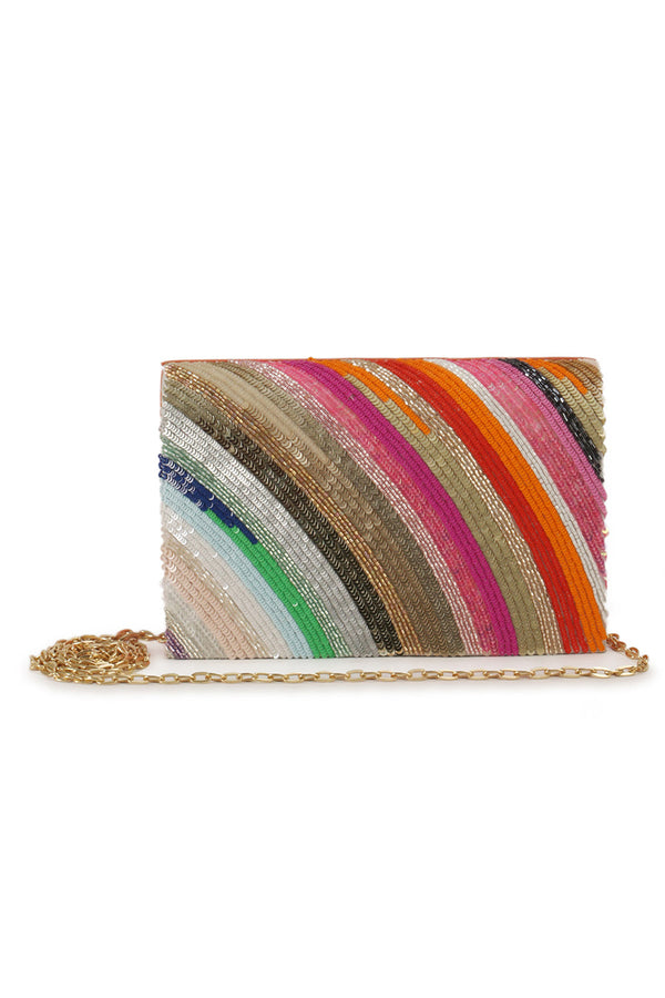 Over the rainbow clutch