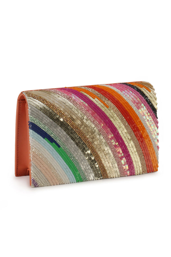 Over the rainbow clutch