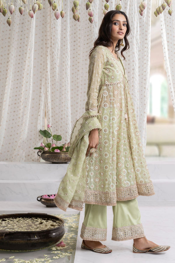 Ghoomar Anarkali Kurta with Ghoomar Pants