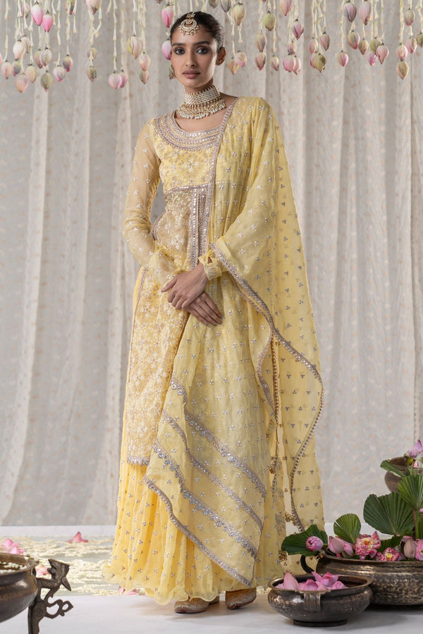 Sajda Anarkali with Sajda Skirt