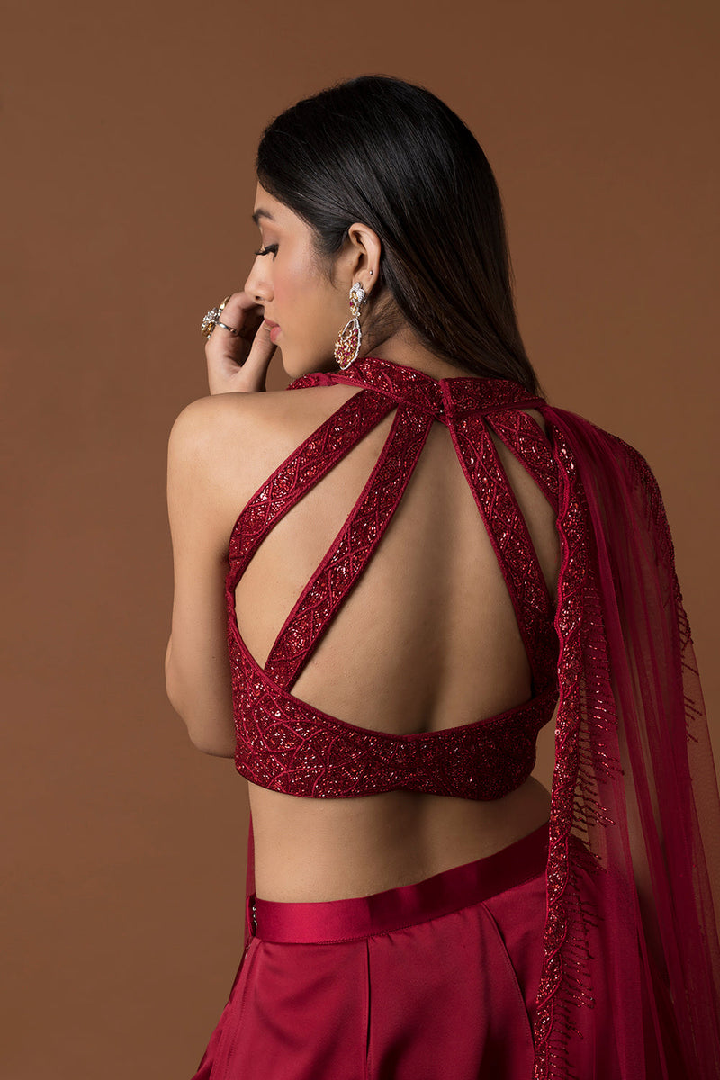 Red Lehenga Set