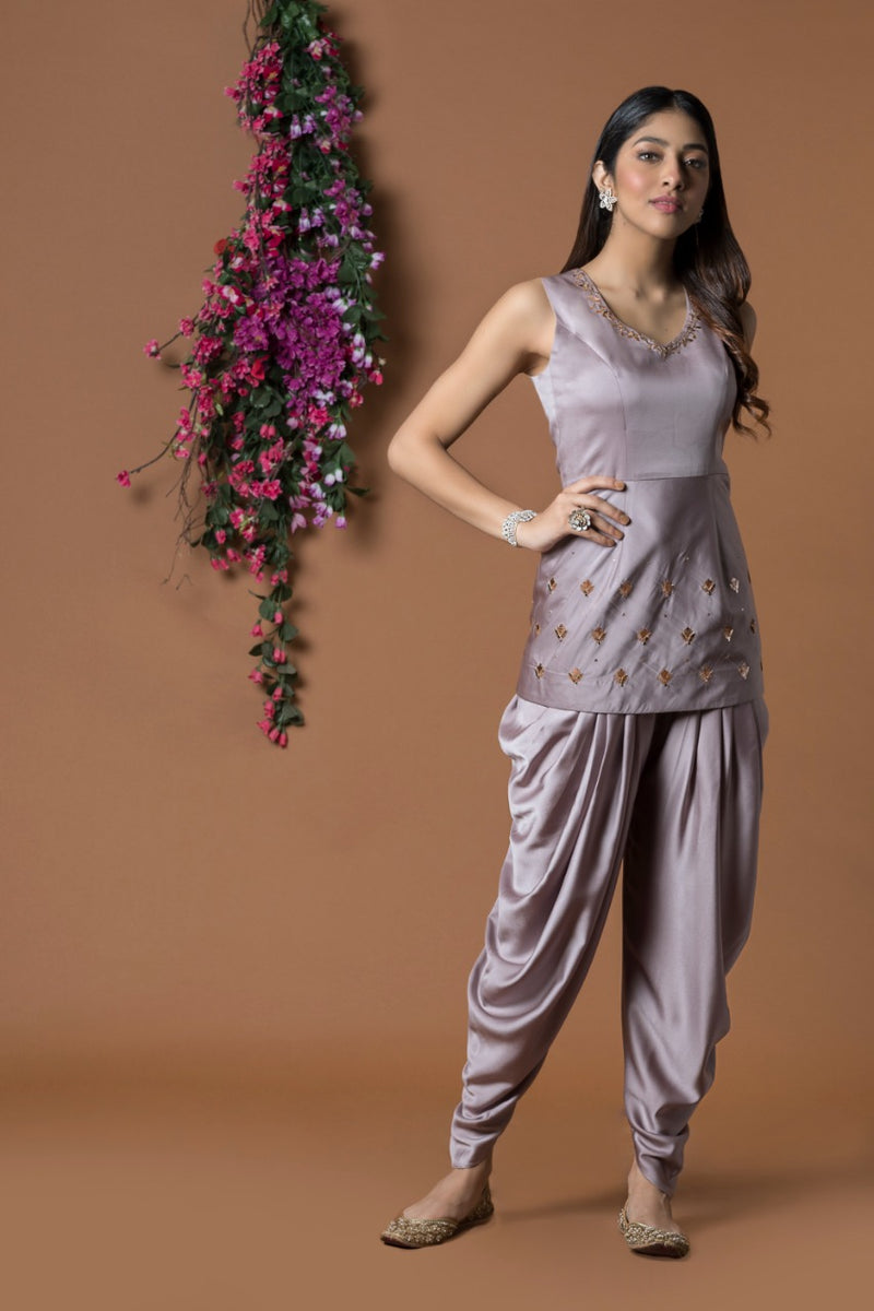 Buy Yellow Kurta Art Silk Printed Geometric And Contrast Dhoti Pant Set For  Men by Adara Khan Online at Aza Fashions.