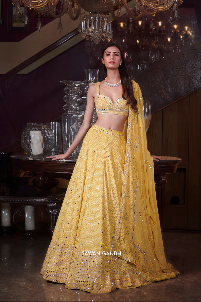 30+ Beautiful Chikankari Lehengas that are too Good to be Missed! |  WeddingBazaar
