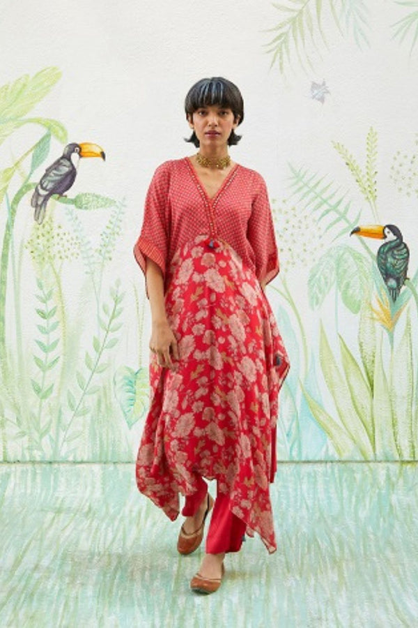 Razberry Kurta Set