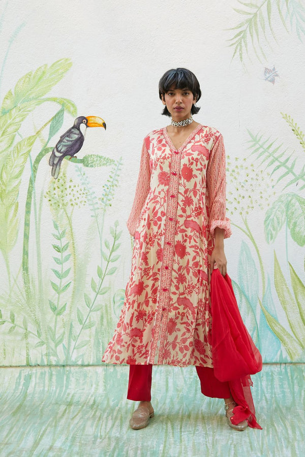 Pink Kurta Set