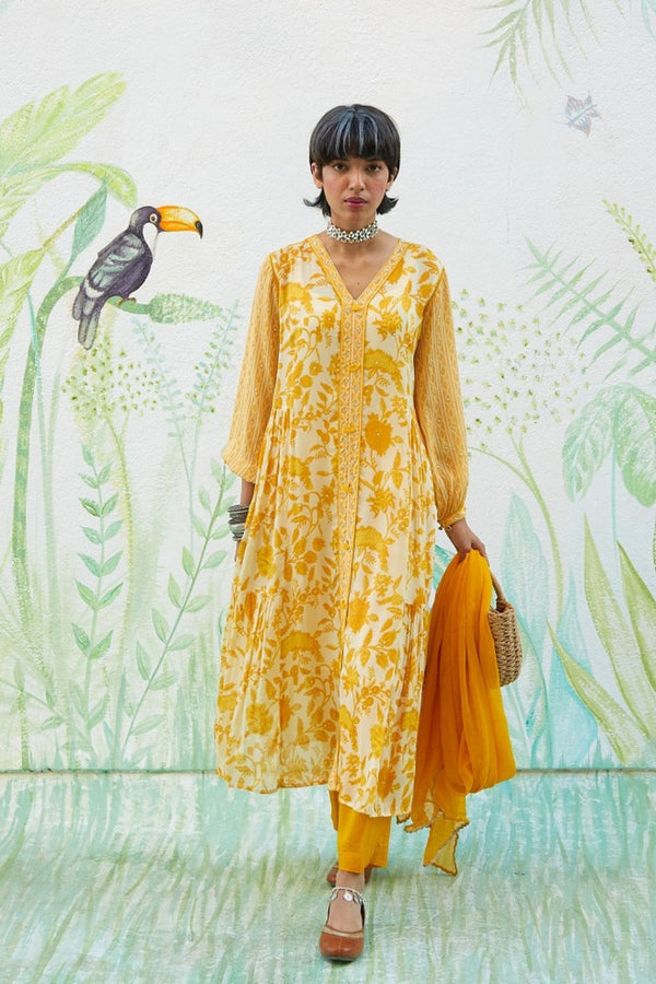Yellow Kurta Set