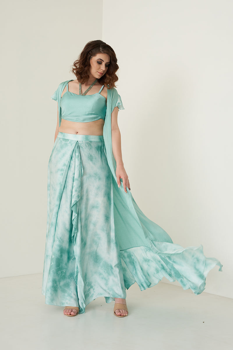 Aqua Skirt Sets