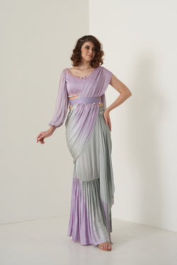 Lavender Sarees