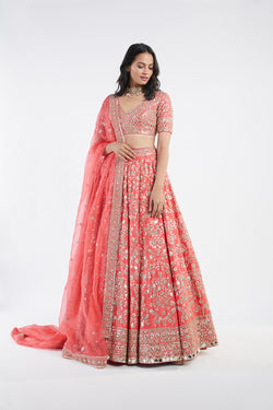 Red Lehenga Set